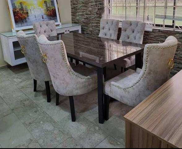 Industrial Metal Dining Table